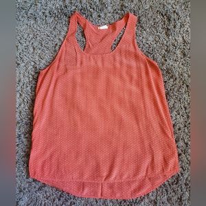 Club Monaco Silk Racerback Tank Top, size M